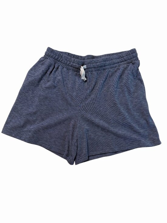 Calme Pants - Johnny Was Calme Cozy Pull On Shorts Blue Stripe Size Large